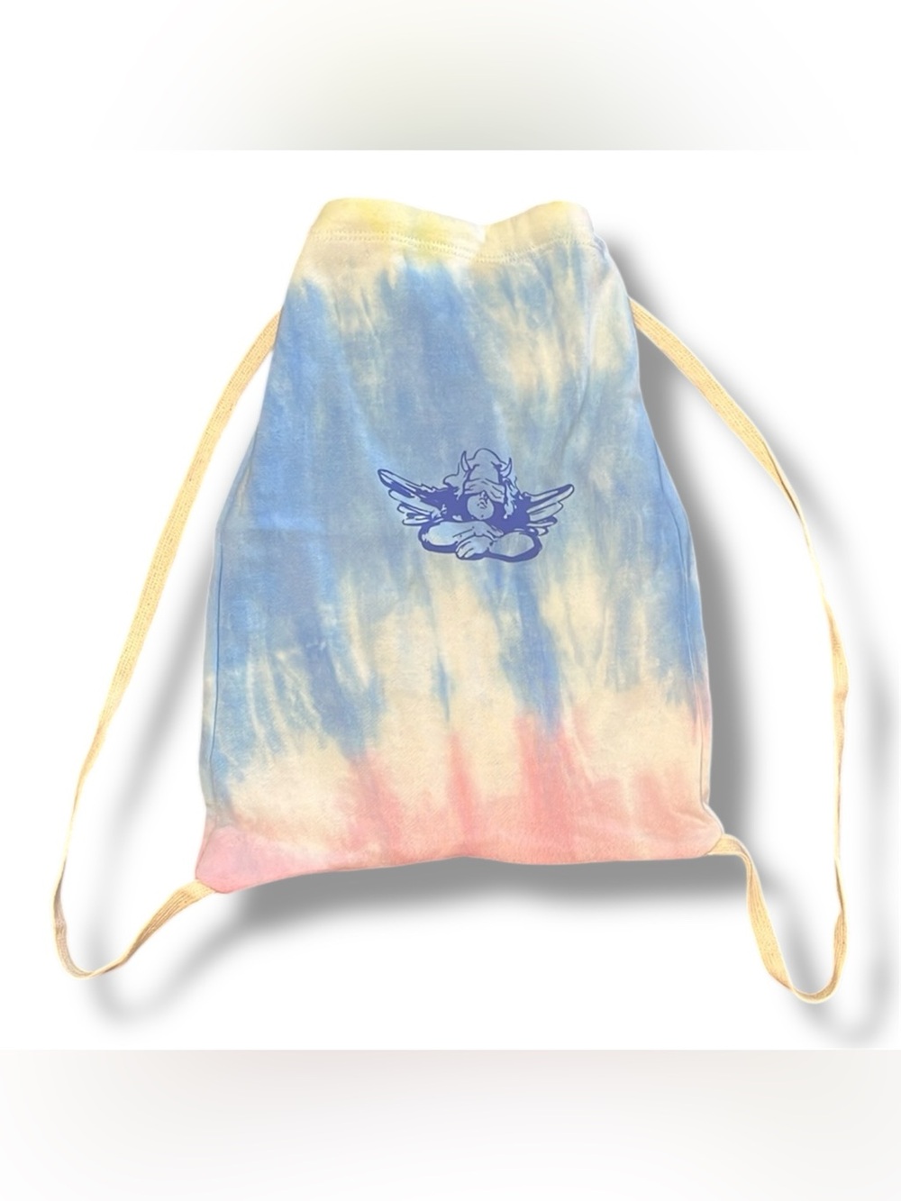 Boys Lie Cotton Candy Tie Dye Drawstring Bag Unreleased Rare NWT Sticker
